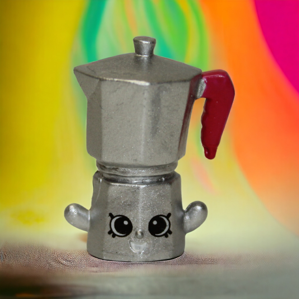 Shopkins Carlo Coffee Pot World Vacation Italian Tour #8-047 Season 8 Rare